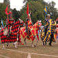 Jousting - the knights on horseback